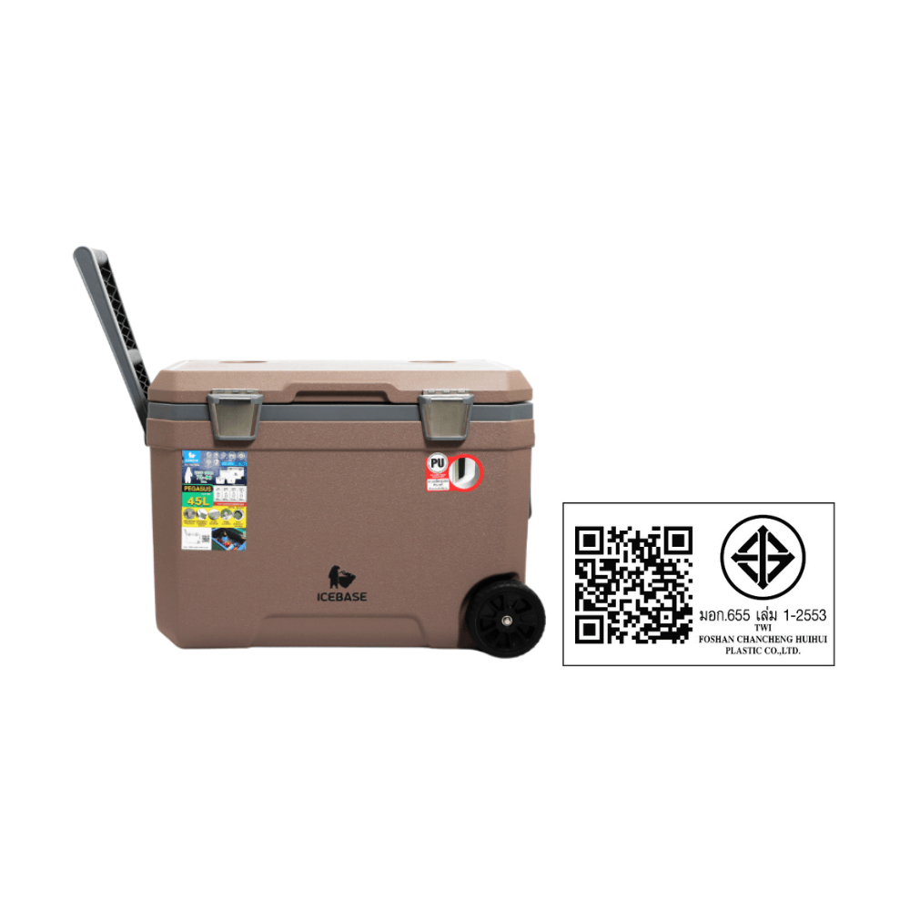 กระติกน้ำแข็งเก็บความเย็น ICEBASE รุ่น CLP-301CE (PEGASUS) ขนาด 45 ลิตร สีโคโค่เอิร์ธ_9